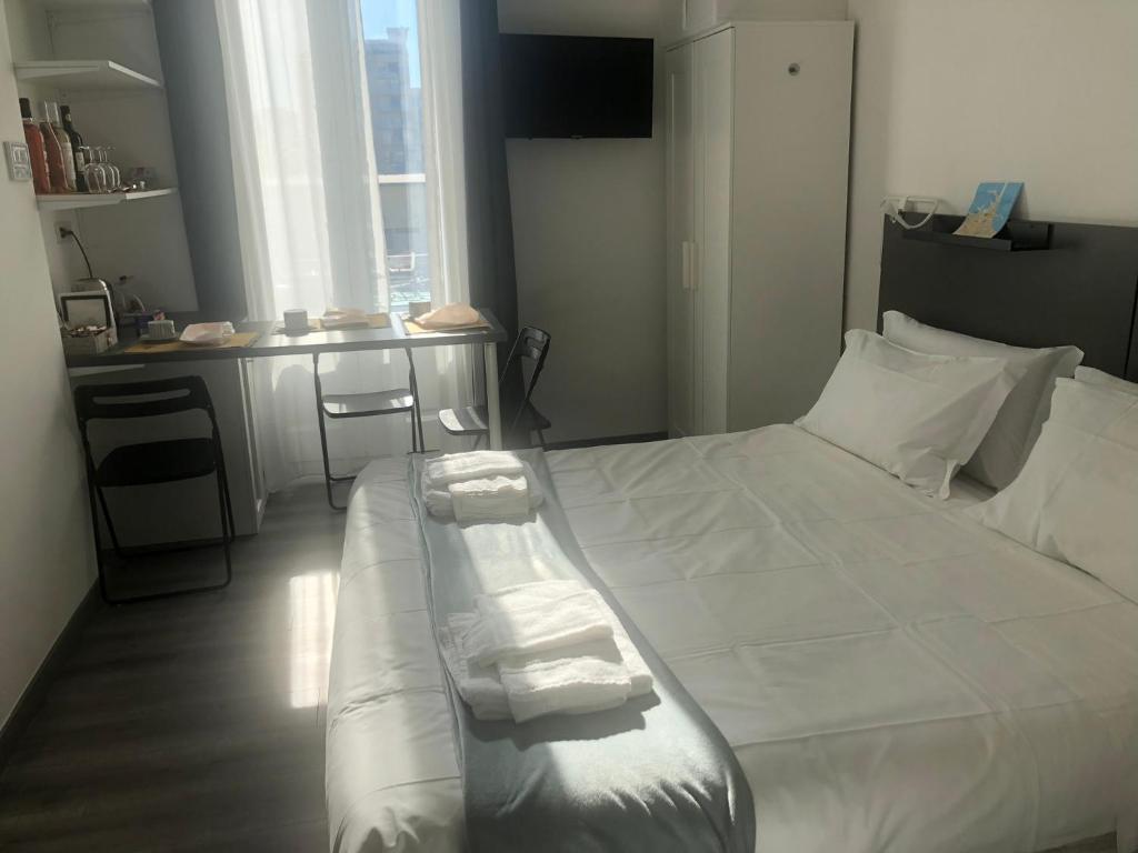 Cama ou camas em um quarto em Domus Nikolai
