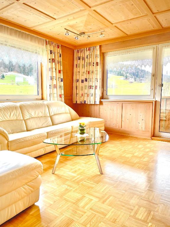 Posezení v ubytování Ferienwohnung Bechter