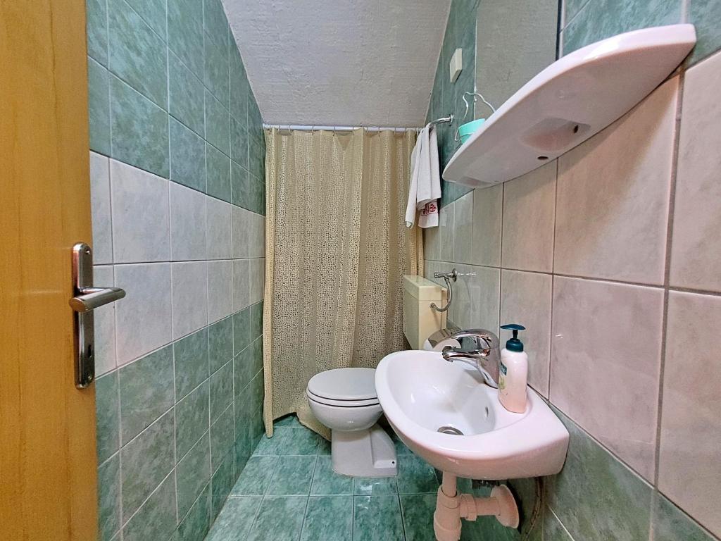 Koupelna v ubytování Villa Vesna