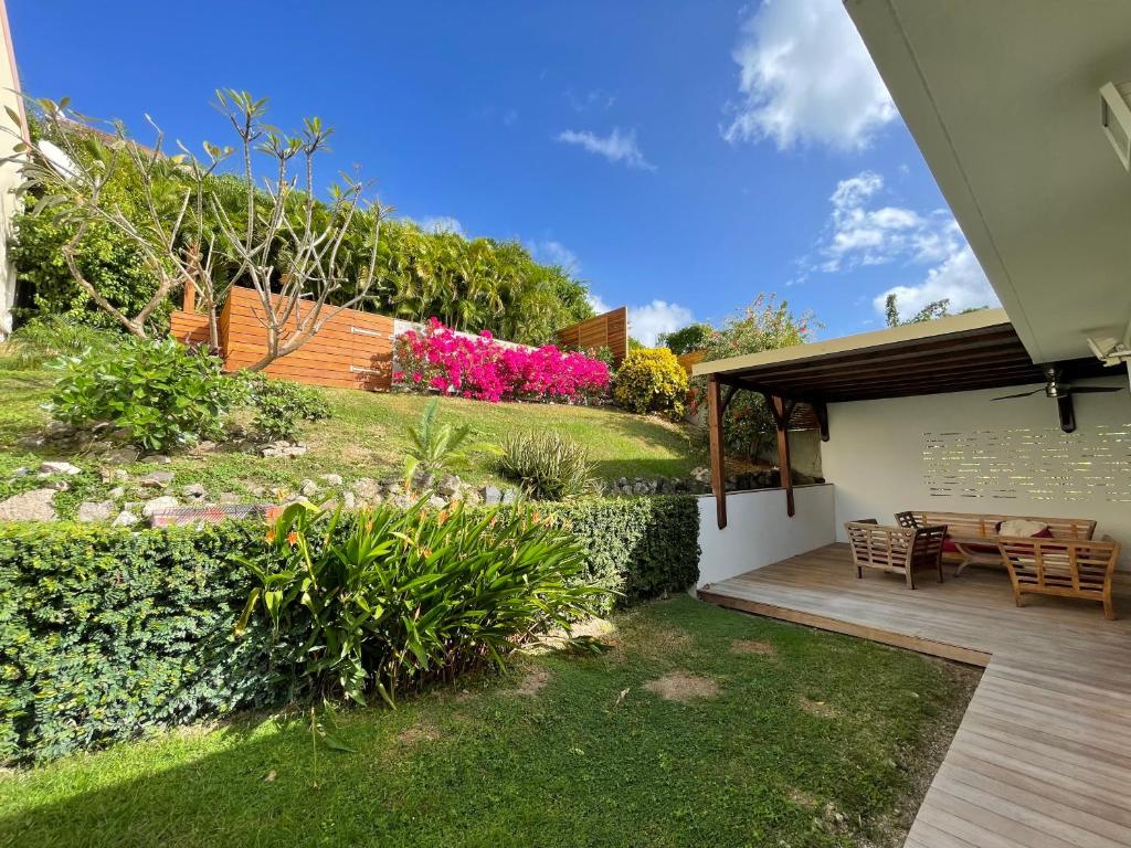 Zahrada ubytování Martinique Villa Escale Diamant