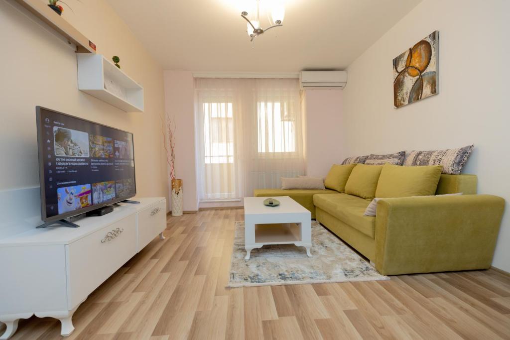 Posezení v ubytování Dodona ApartHotel in Prishtina