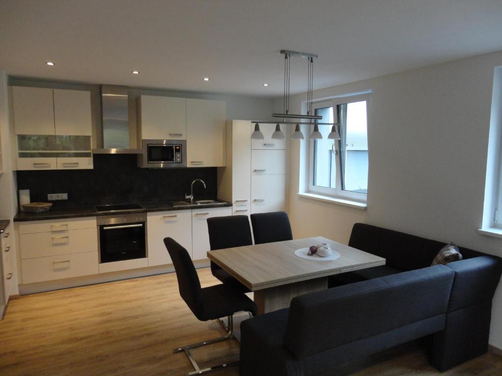 Kuchyňa alebo kuchynka v ubytovaní Appartement Hubertus