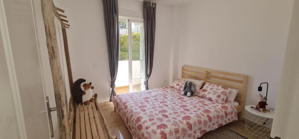 Postel nebo postele na pokoji v ubytování Small Oasis - Appartement 6 personnes