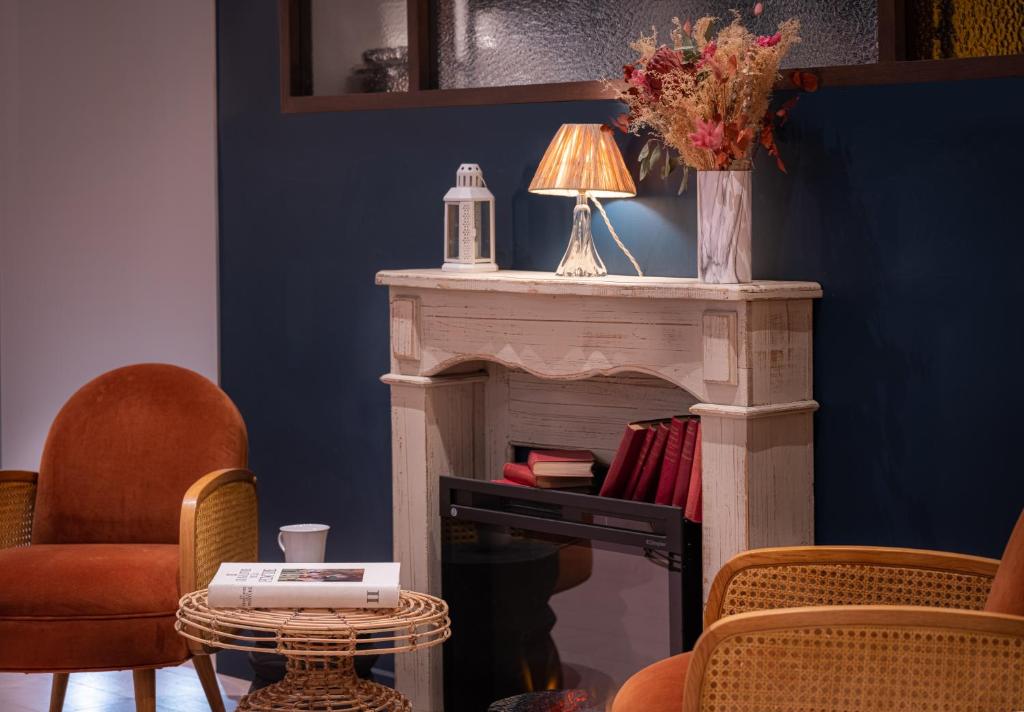 Posezení v ubytování Hôtel Maison Lacassagne Lyon