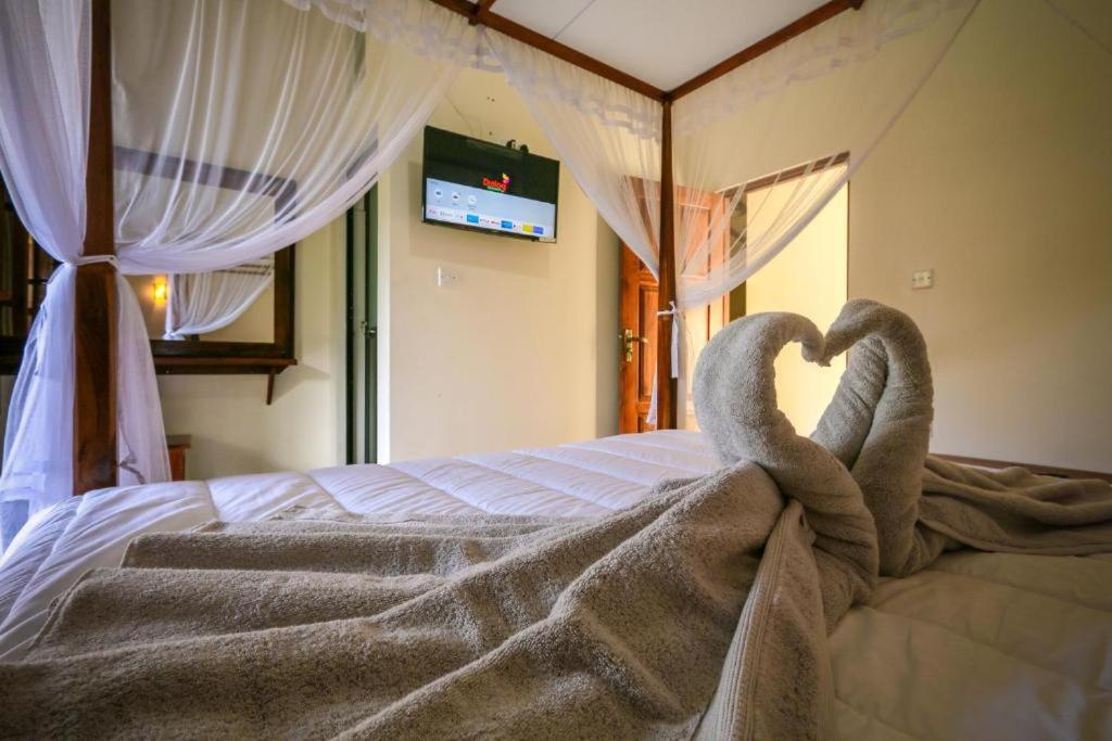 Postel nebo postele na pokoji v ubytování MOUNT PLEASANT ELLA