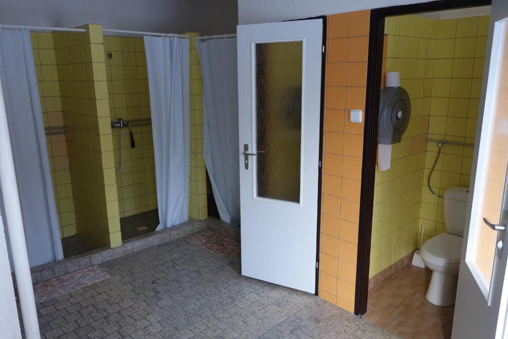Koupelna v ubytování Hotel Sklárna Harrachov