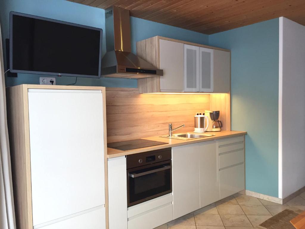 Kuchyňa alebo kuchynka v ubytovaní Appartement Fischer