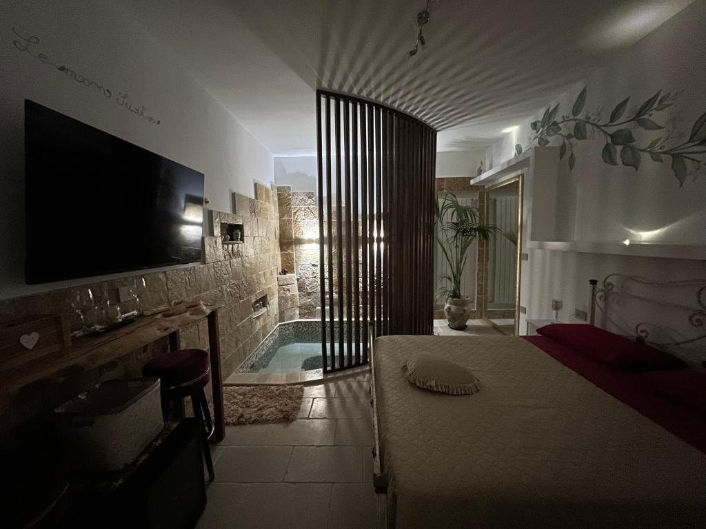 Postel nebo postele na pokoji v ubytování Lemon Suite-Luxury