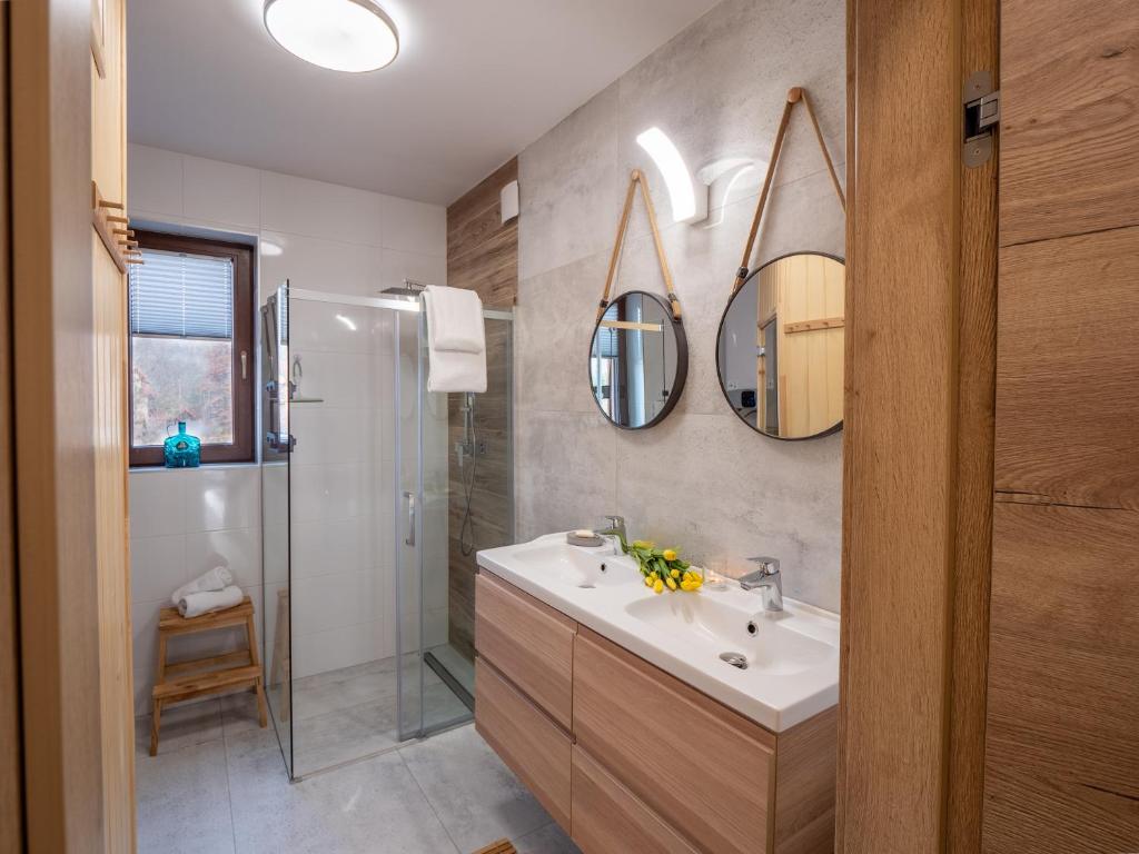 Kúpeľňa v ubytovaní Apartament Sielanka Jaworki