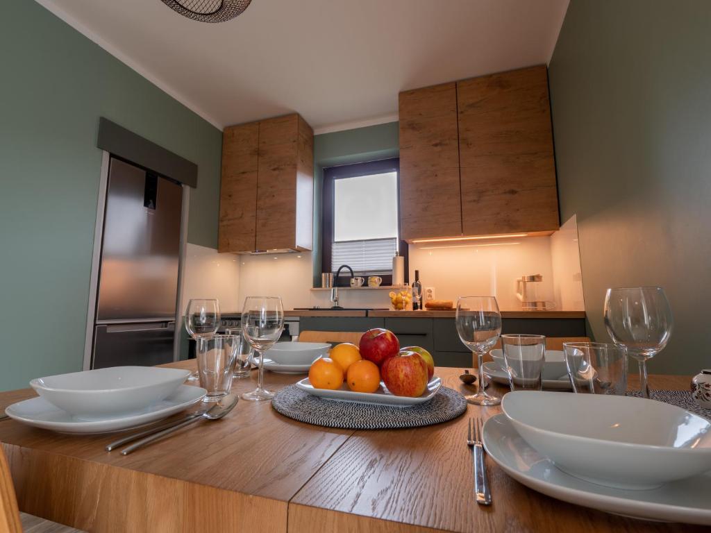 Kuchyňa alebo kuchynka v ubytovaní Apartament Sielanka Jaworki