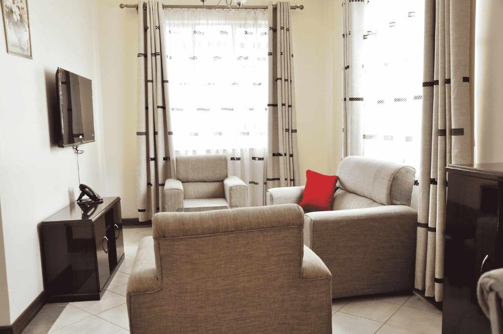 Posezení v ubytování The Radix Hotel Limited