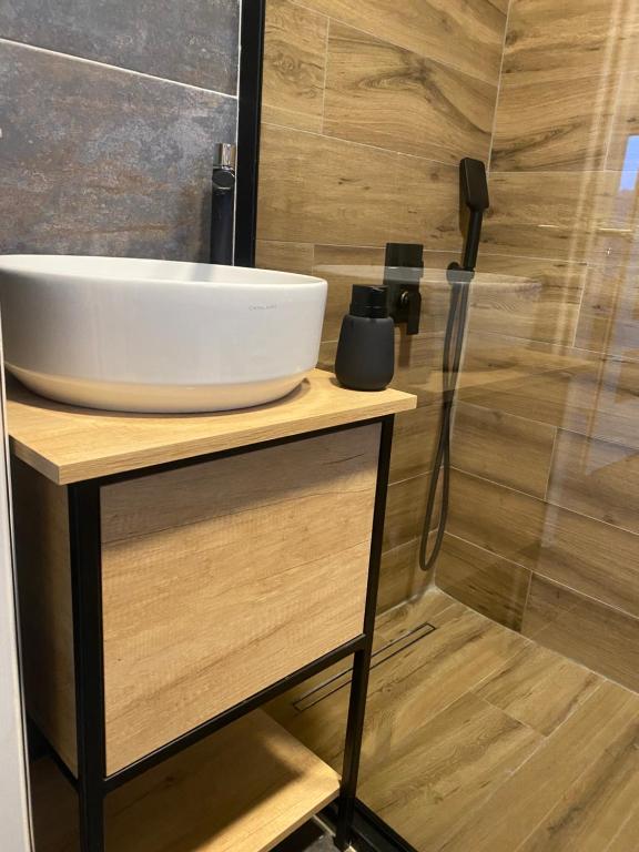 Koupelna v ubytování Villa Luce