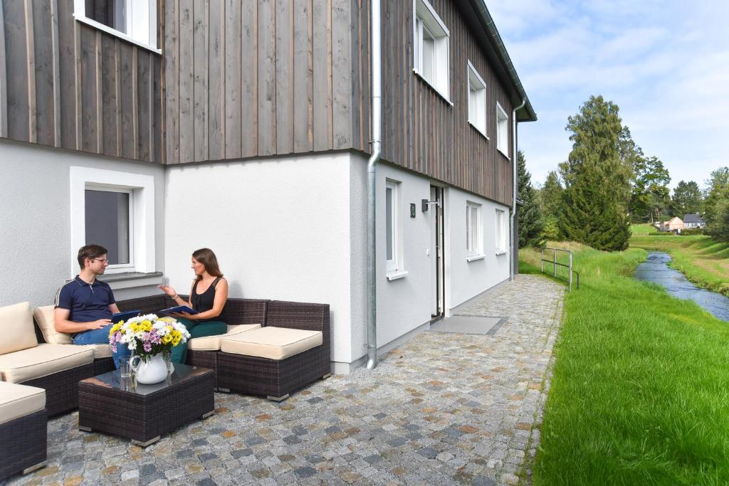 Zahrada ubytování Ferienwohnung Spreeblick