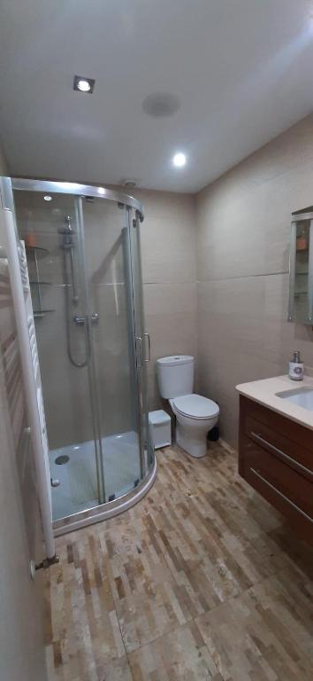 Koupelna v ubytování Apartamento Txoko Txikia
