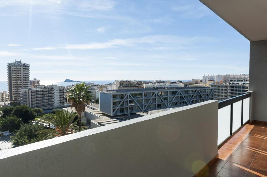 Balkón nebo terasa v ubytování Apartamentos Michel Angelo Benidorm