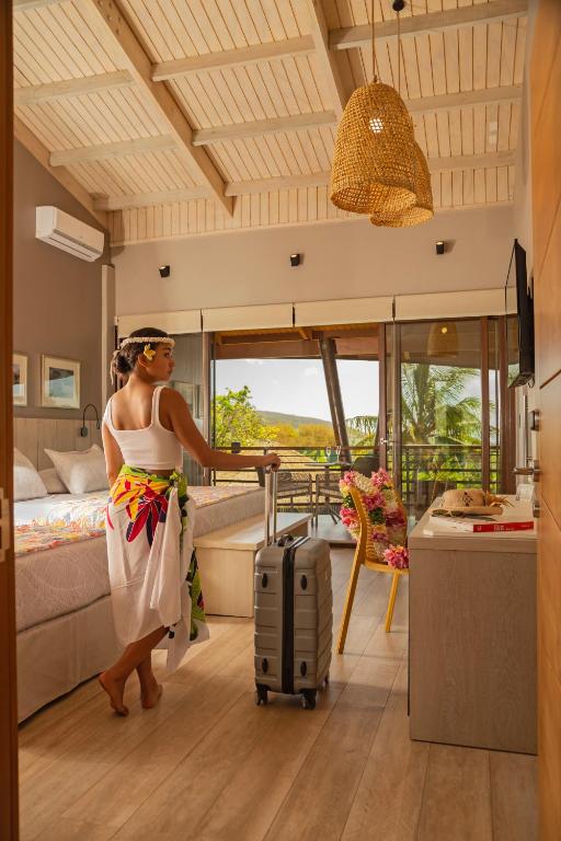 Posezení v ubytování Hotel Ohana Rapa Nui