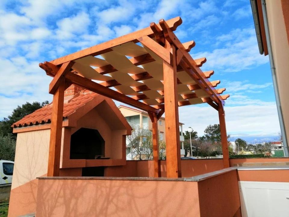 Balkon lub taras w obiekcie Apartment in Vrsi with Air conditioning, WIFI, Washing machine, Dishwasher (4836-1)