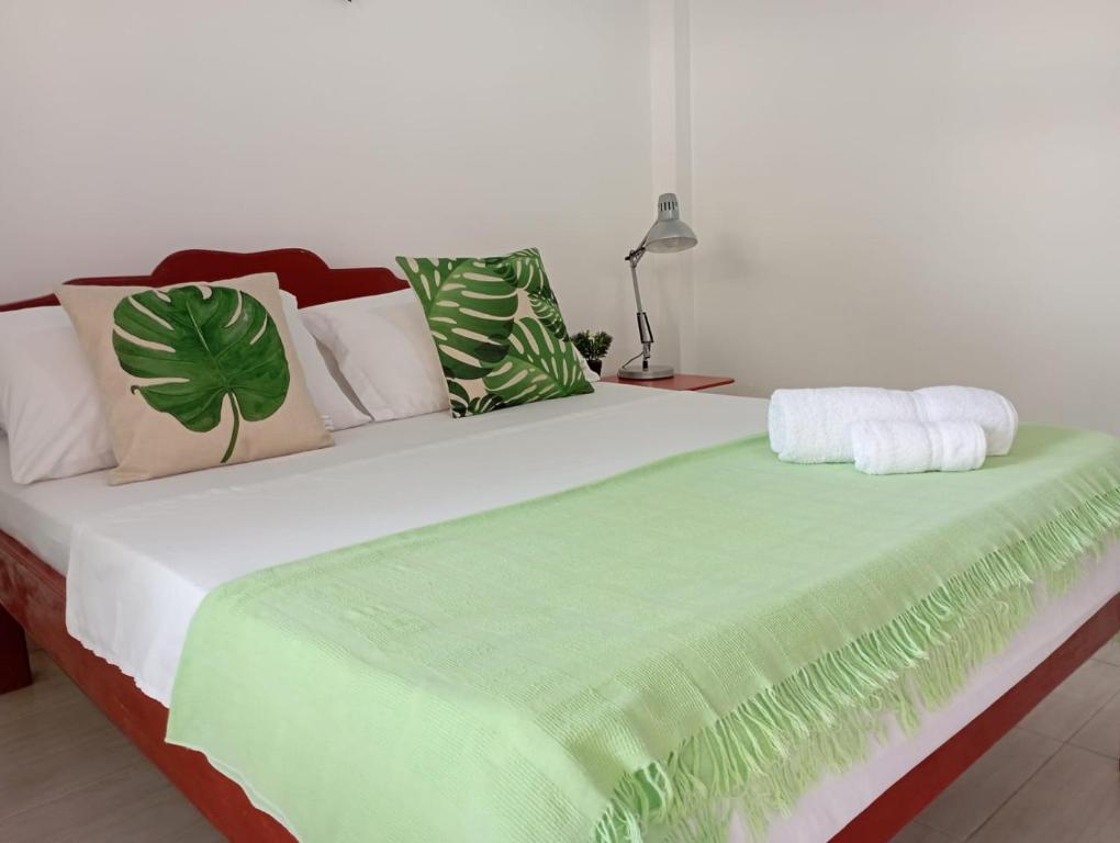 Postel nebo postele na pokoji v ubytování San José HOUSE