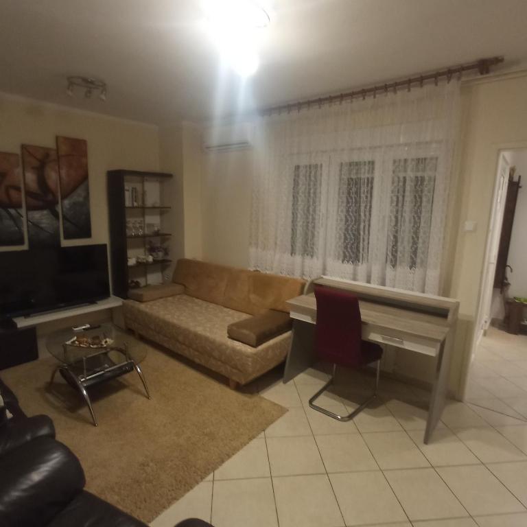 Een zitgedeelte bij Apartman Dra&#x17E;ice-Grobnik