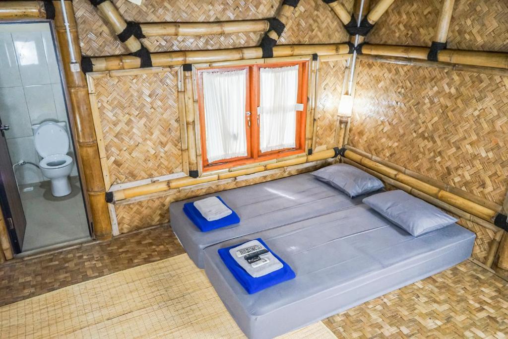 Postel nebo postele na pokoji v ubytování INAGRO
