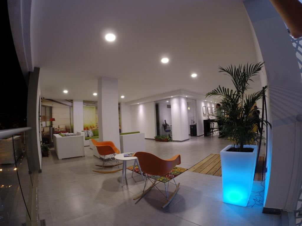 Posezení v ubytování Del Mar Hotel