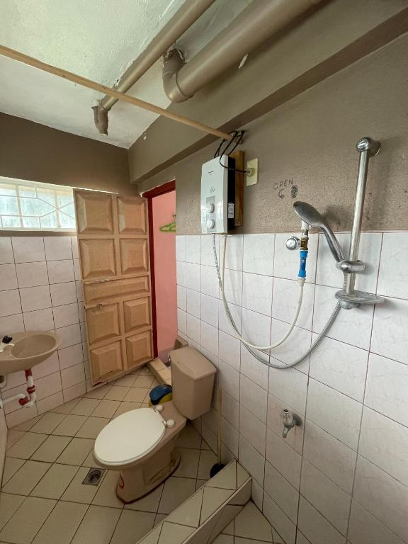Koupelna v ubytování Sagada Guesthouse