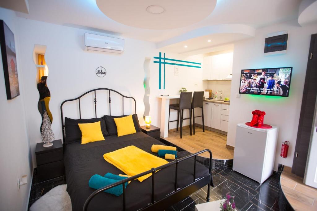 Posezení v ubytování Apartmani Remete