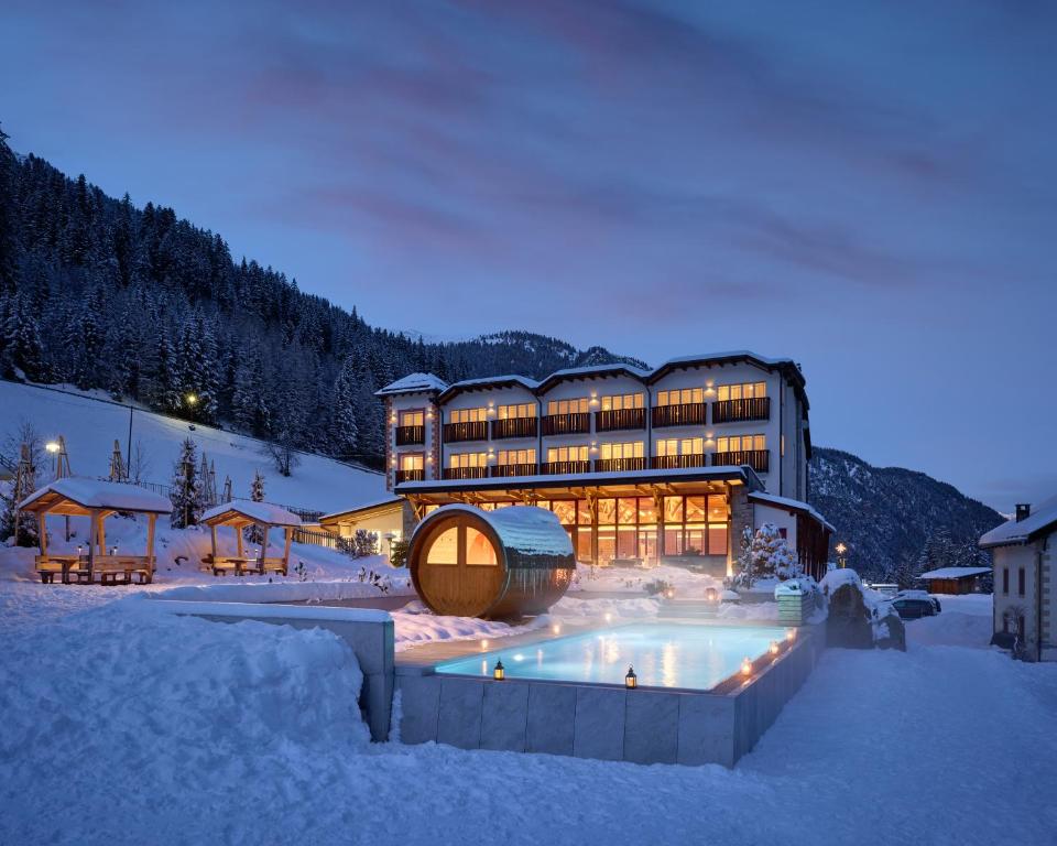 Hotel Bella Vista im Winter