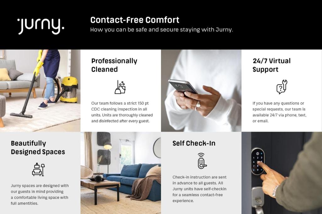 a screenshot of a responsive website for a furniture store at Clockwork London Flats in London