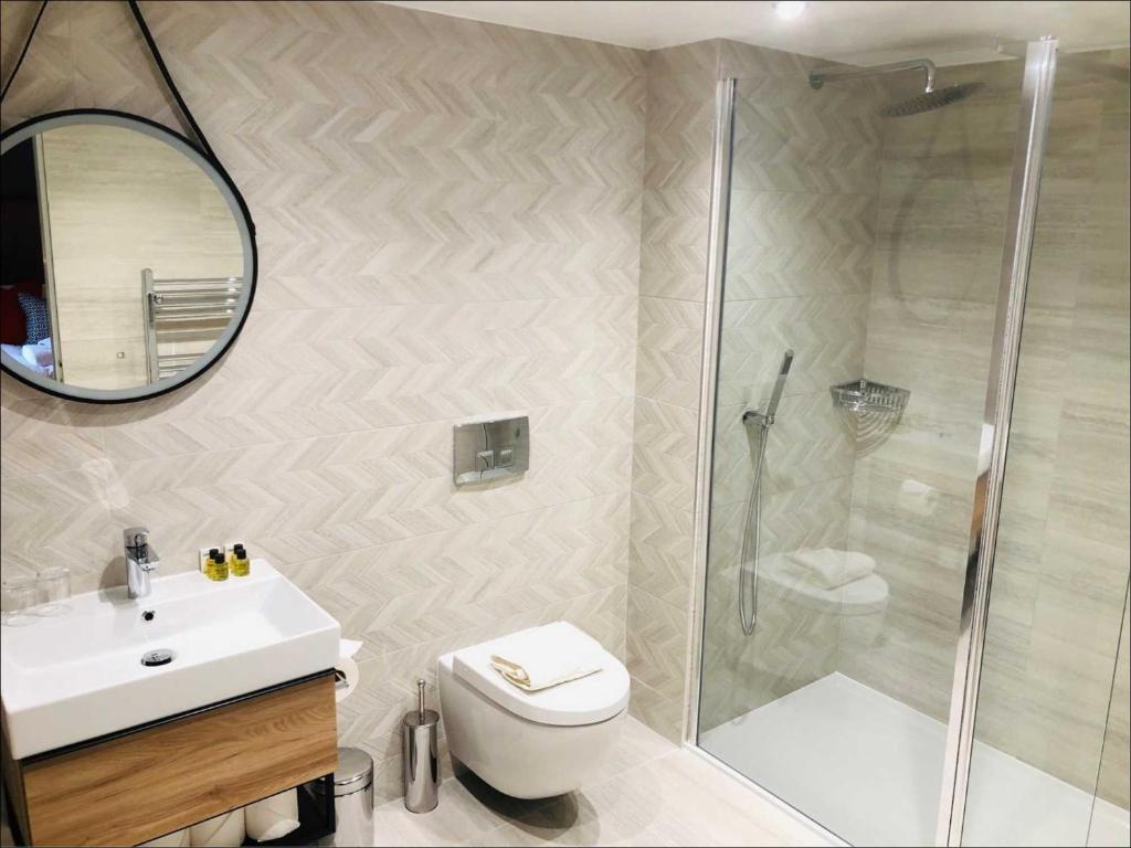Koupelna v ubytování Sligachan Hotel