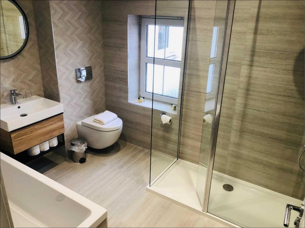 Koupelna v ubytování Sligachan Hotel