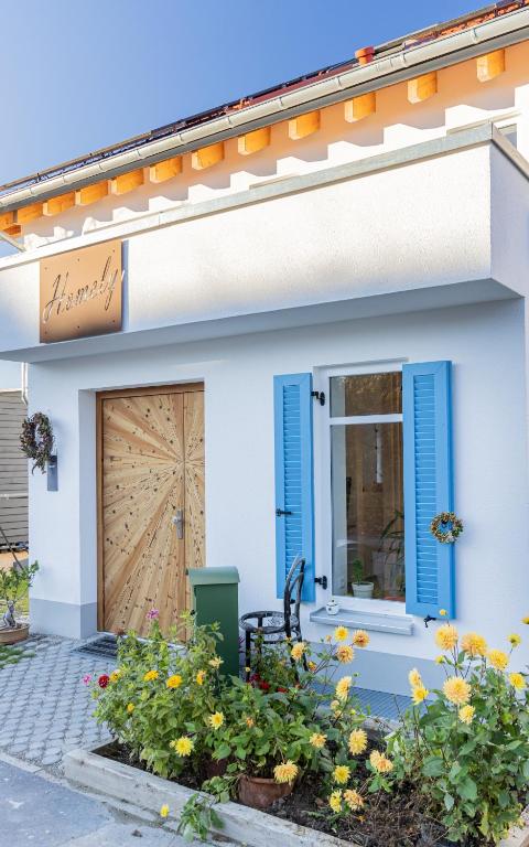 Budova, kde se bed and breakfast nachází