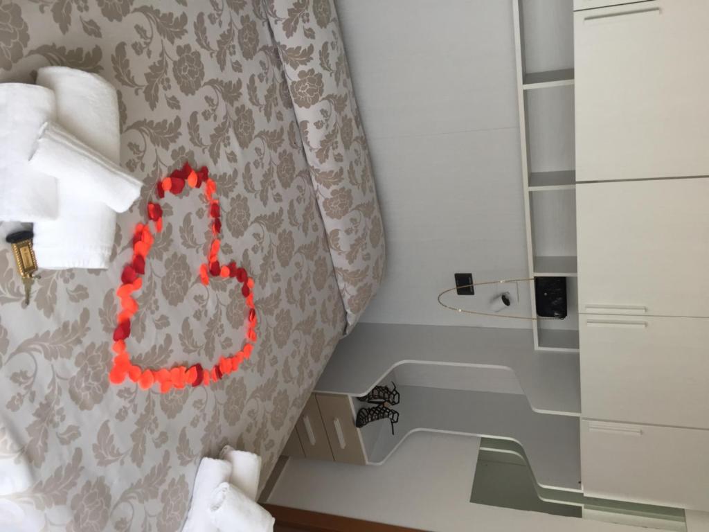 Koupelna v ubytování Hotel Zurigo