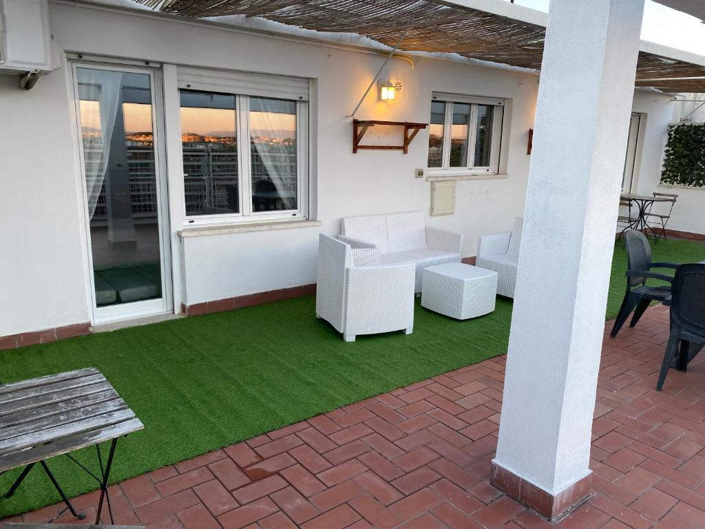 A seating area at La Terrazza Imperiale
