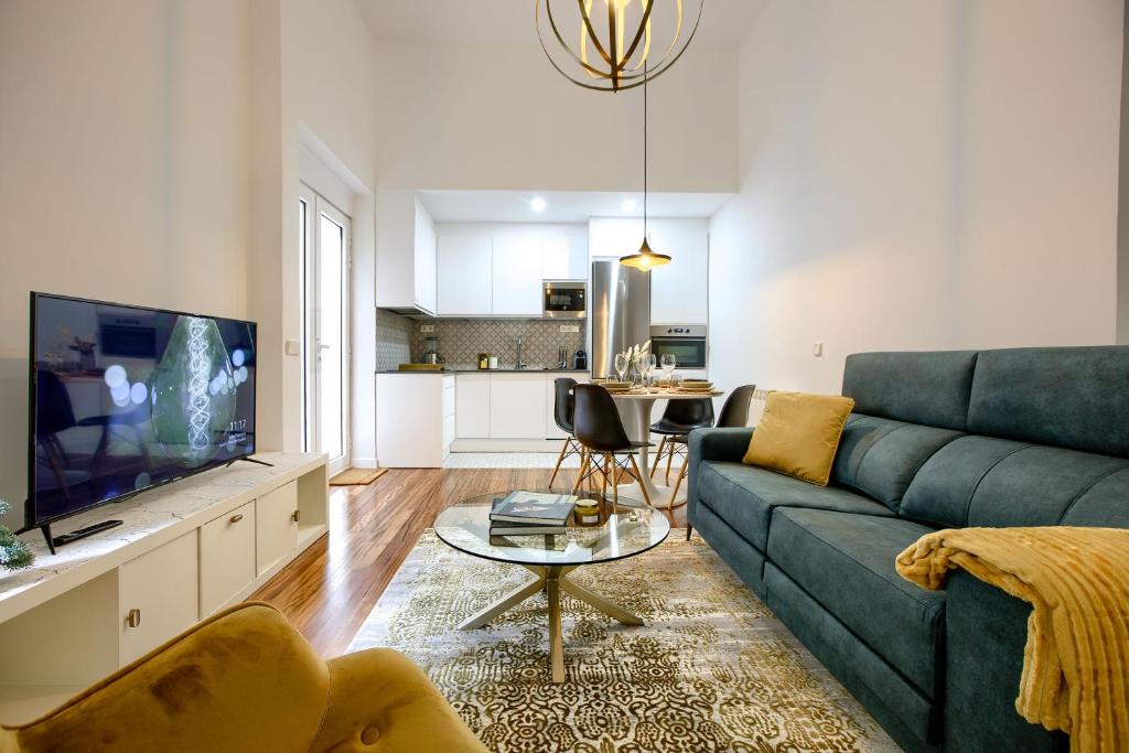 TV a/nebo společenská místnost v ubytování Casa de Campo Madrid - Apartamento de 2 dormitorios