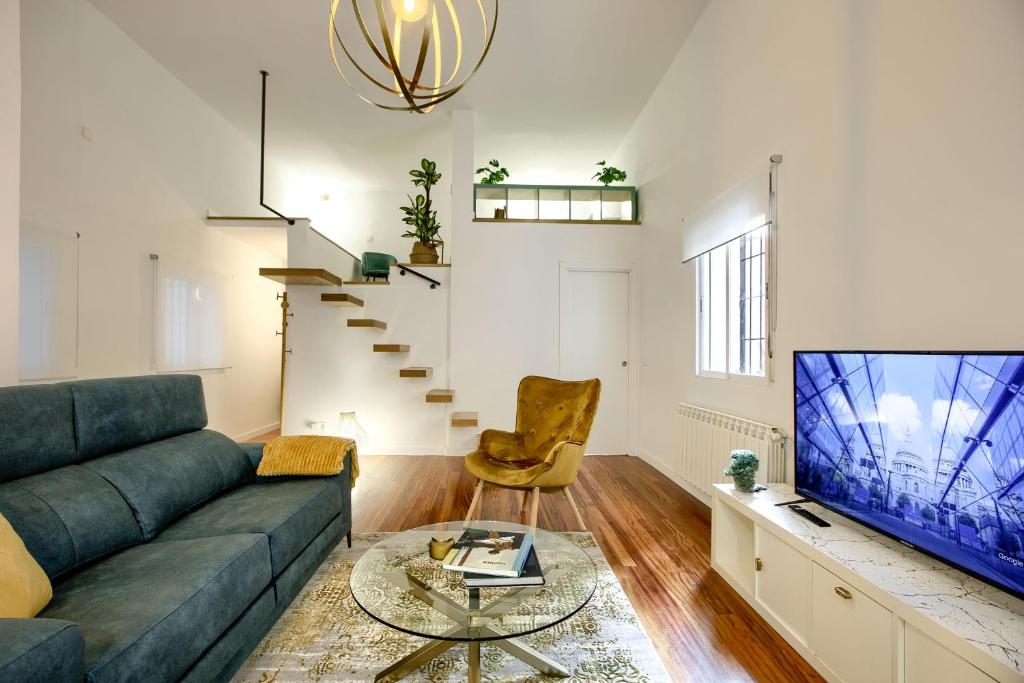 TV a/nebo společenská místnost v ubytování Casa de Campo Madrid - Apartamento de 2 dormitorios