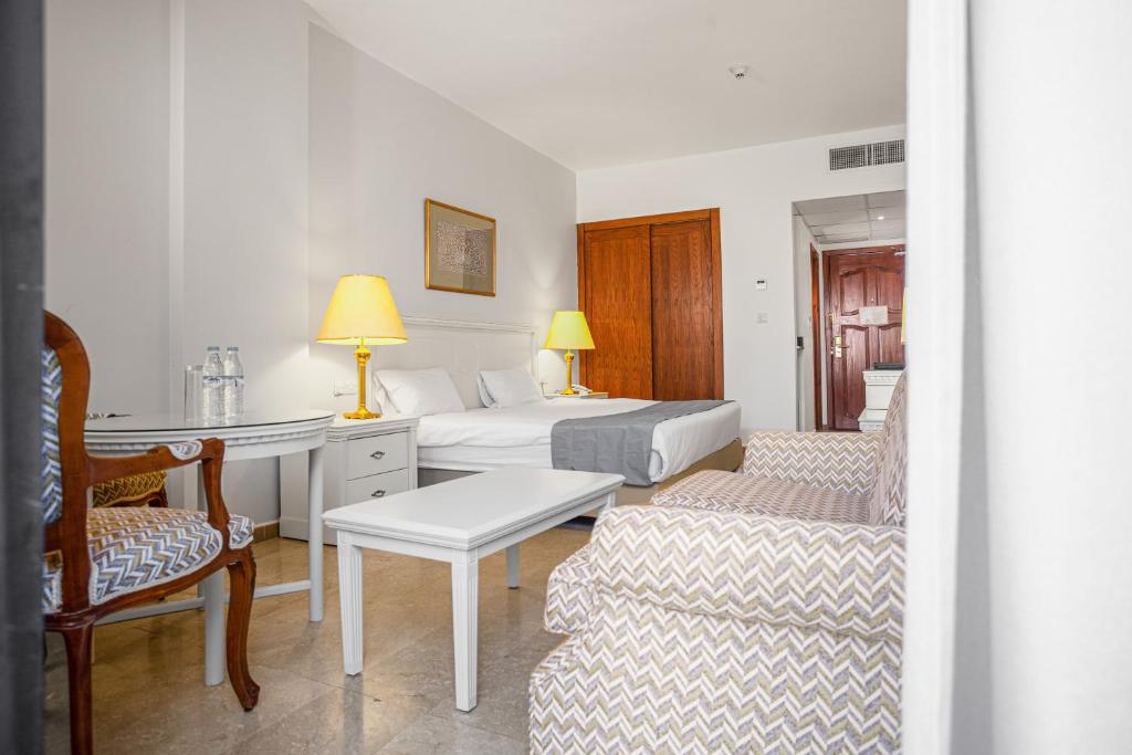 Posezení v ubytování Grand Hotel Madaba