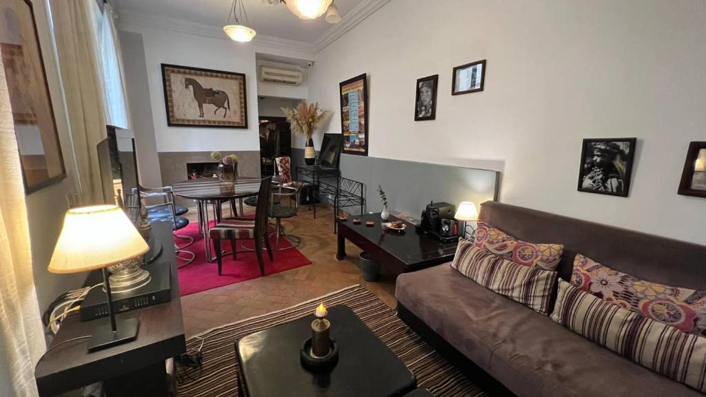 Posezení v ubytování RIAD PÉNÉLOPE Marrakech