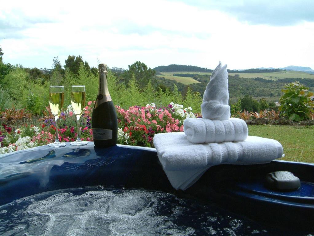 Nespecifikovaný výhled na hory nebo výhled na hory při pohledu z bed and breakfast