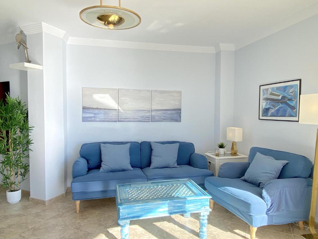 Posezení v ubytování Delfin 3º3 Seaview Casasol
