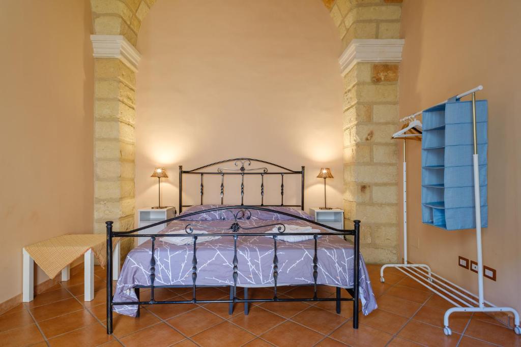Postel nebo postele na pokoji v ubytování I colori di civico 19