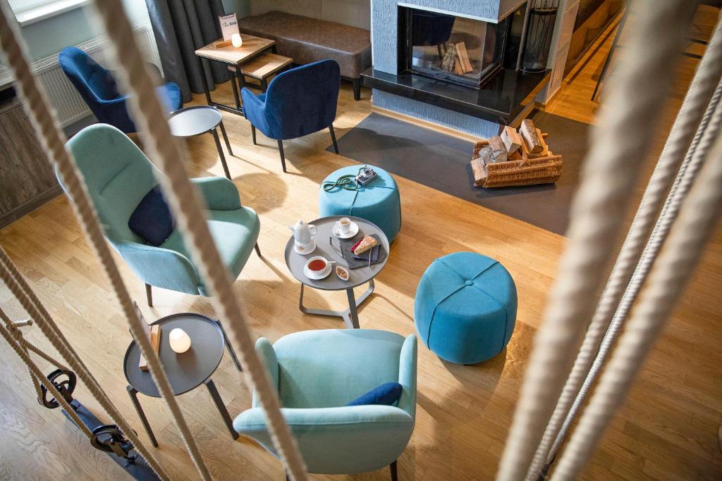 Ein Sitzbereich in der Unterkunft TUI BLUE Sylt