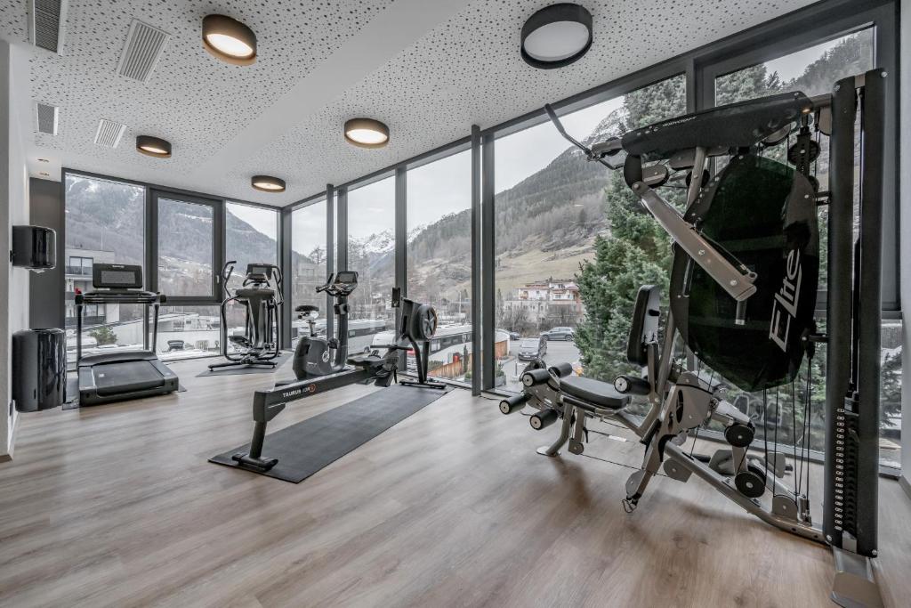 Fitness centrum a/nebo fitness zařízení v ubytování Camping Sölden Apartments