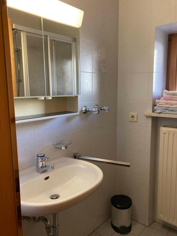 Koupelna v ubytování Schneiderhof, Chalet, Urlaub auf dem Bauernhof