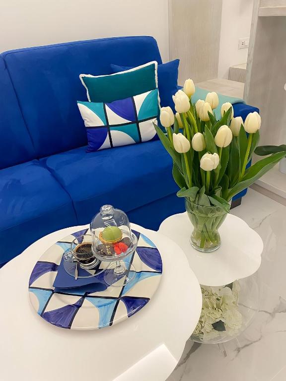 Posezení v ubytování Sorrento Lux Suite