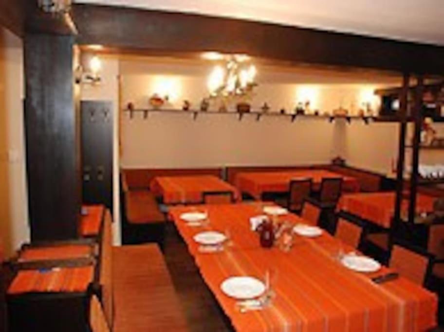 A restaurant or other place to eat at House Trivia