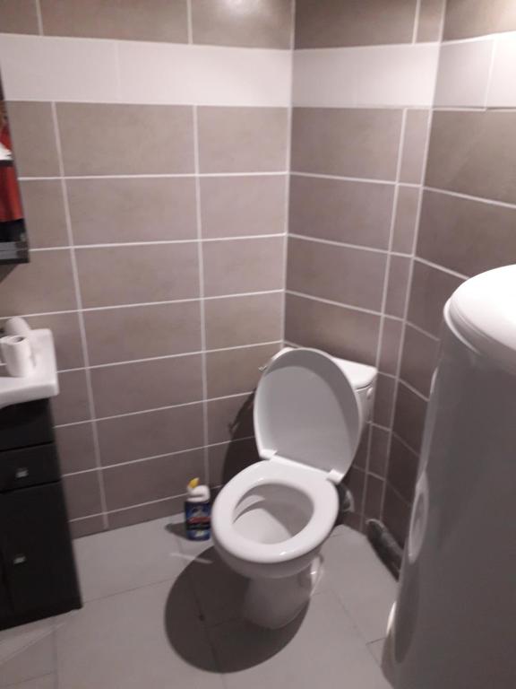 Koupelna v ubytování Gardon