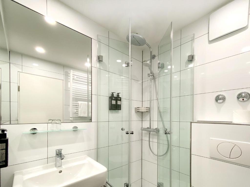 Koupelna v ubytování Downtown Vi Vadi Hotel
