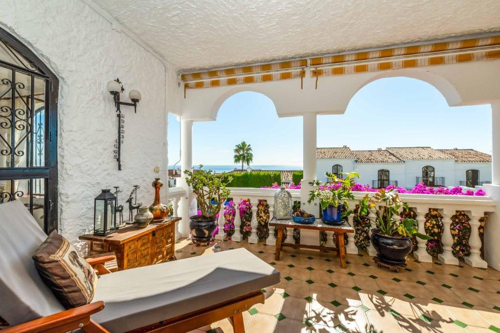 Balkón alebo terasa v ubytovaní Villa Las Lilas