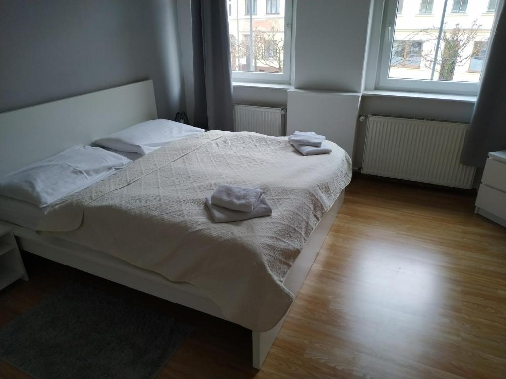 Postel nebo postele na pokoji v ubytování Anna SPA & Wellness Hotel Nejdek